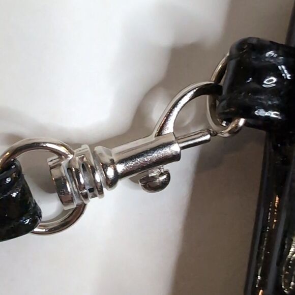 Patent Croc wristlet case bag pouch - Picture 4 of 4